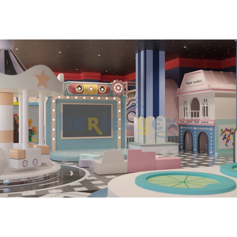 Luxury Indoor Playground Soft Play Equipment - Gambar 9