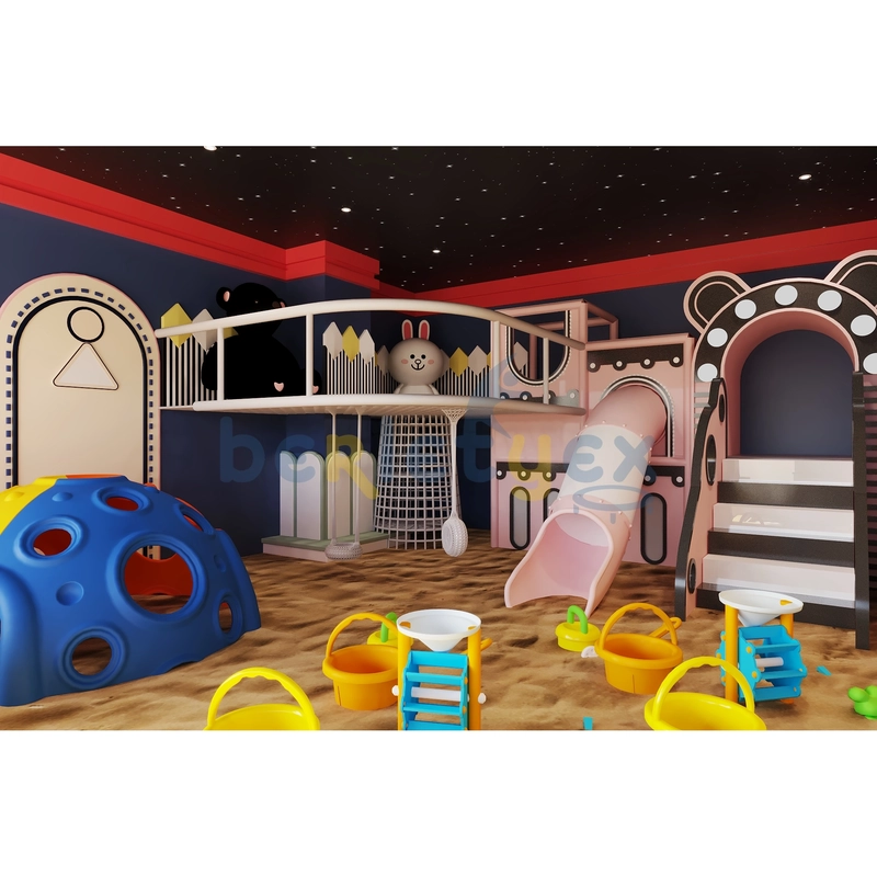 Luxury Indoor Playground Soft Play Equipment - Gambar 3