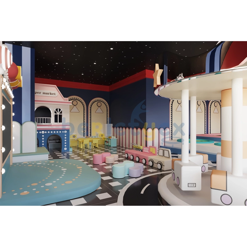 Luxury Indoor Playground Soft Play Equipment - Gambar 4