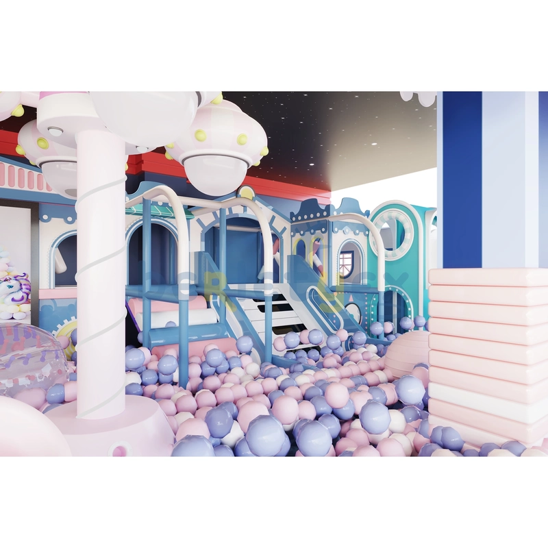 Luxury Indoor Playground Soft Play Equipment - Gambar 6